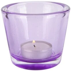 Teelichtglas - Ca. 8 X 6,5 Cm - 1 Stück -Saisonale Dekorationen 161640 1