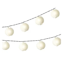 10er LED-Solarlichterkette - Lampions - Ca. 4,5 M