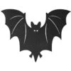Platzmatte - Fledermaus - Aus Filz - 49 X 37 Cm 2 Platzmatte - Fledermaus - Aus Filz - 49 X 37 Cm -Saisonale Dekorationen 168673