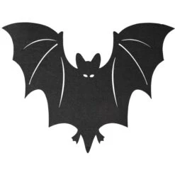 Platzmatte - Fledermaus - Aus Filz - 49 X 37 Cm