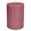 Stumpenkerze - Rustic - Ca. 7 X 8 Cm - Altrosa -Saisonale Dekorationen 174521