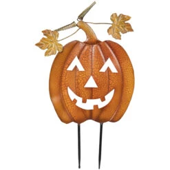 Pflanzenstecker - Kürbis - 35,5 X 2,5 X 65 Cm -Saisonale Dekorationen 177887