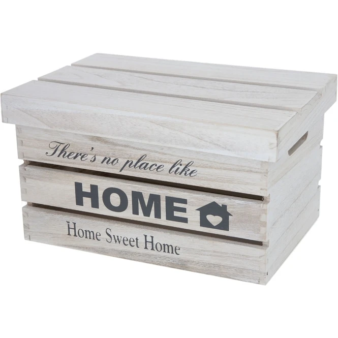 Dekokiste - Aus Holz - Ca. 36 X 25 X 20 Cm 3 Dekokiste - Aus Holz - Ca. 36 X 25 X 20 Cm