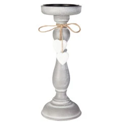 Kerzenständer - Aus Holz - Ca. 9,5 X 9, 5x 27,5 Cm