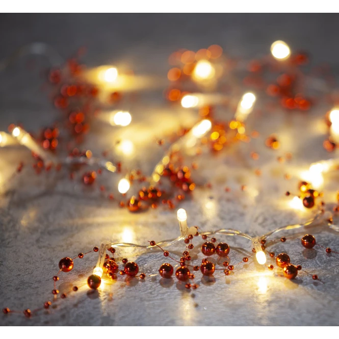 LED-Perlendraht - Ca. 95 Cm - 1 Stück 4 LED-Perlendraht - Ca. 95 Cm - 1 Stück – Bild 2