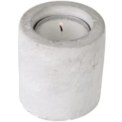 Kerzenhalter - Aus Zement - 8 X 6 Cm 8 Kerzenhalter - Aus Zement - 8 X 6 Cm -Saisonale Dekorationen 202338 181967