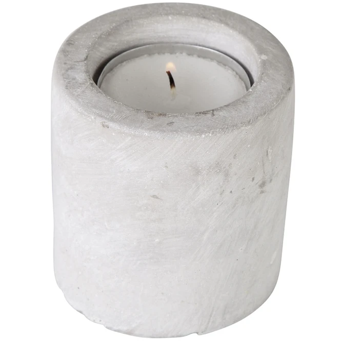 Kerzenhalter - Aus Zement - 8 X 6 Cm 5 Kerzenhalter - Aus Zement - 8 X 6 Cm – Bild 3