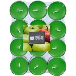 24 Duftteelichte - Apfel