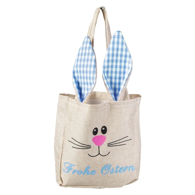 Stoffbeutel - Hase - Aus Jute - Ca. 20,5 X 8 X 24 Cm - 1 Stück 5 Stoffbeutel - Hase - Aus Jute - Ca. 20,5 X 8 X 24 Cm - 1 Stück – Bild 3