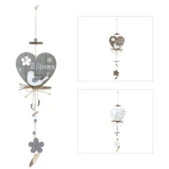 Dekohänger - Herz - Aus Holz - 12 X 46 Cm - 1 Stück 10 Dekohänger - Herz - Aus Holz - 12 X 46 Cm - 1 Stück -Saisonale Dekorationen 204839 0