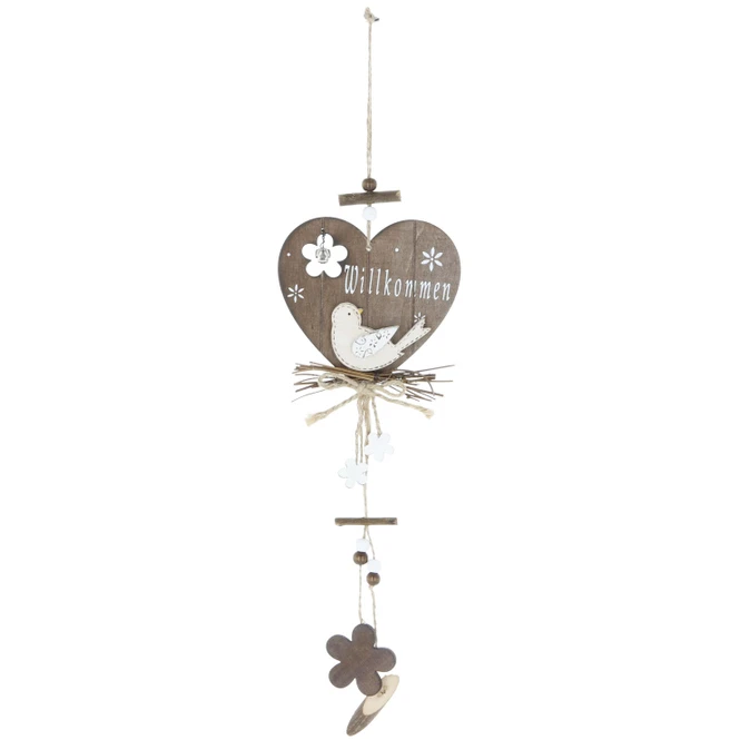 Dekohänger - Herz - Aus Holz - 12 X 46 Cm - 1 Stück 7 Dekohänger - Herz - Aus Holz - 12 X 46 Cm - 1 Stück – Bild 5