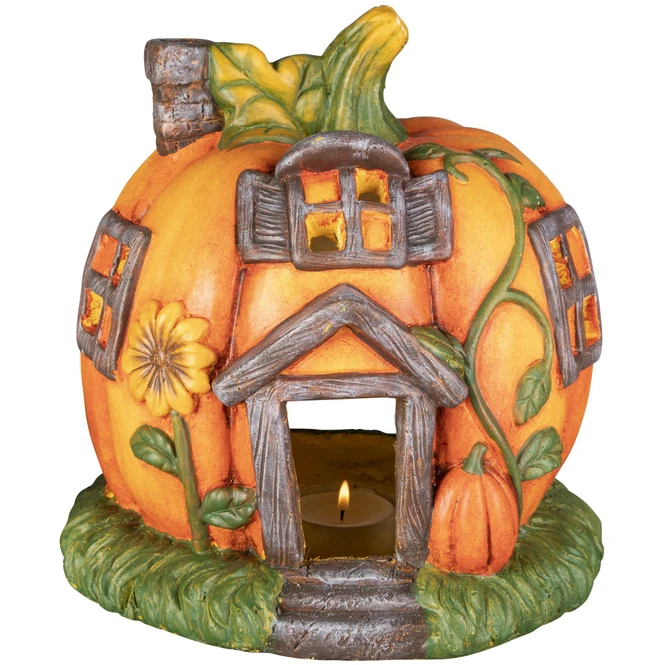 Windlicht - Kürbis - Aus Keramik - 27 X 25,5 X 27,5 Cm 4 Windlicht - Kürbis - Aus Keramik - 27 X 25,5 X 27,5 Cm – Bild 2