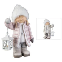 Winterkind - Aus Magnesia - 23 X 15 X 38 Cm - 1 Stück -Saisonale Dekorationen 209859 0