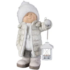 Winterkind - Aus Magnesia - 23 X 15 X 38 Cm - 1 Stück -Saisonale Dekorationen 209859 2