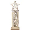 Standdeko - XMAS - Aus Holz - 15 X 8 X 46,5 Cm
