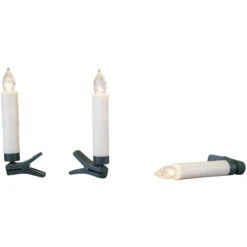 LED-Kerzen - 1,5 X 10,5 Cm - 10 Stück -Saisonale Dekorationen 211569 2