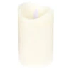 LED-Kerze - Aus Echtwachs - Ca. 7,5 X 12 Cm - Elfenbein -Saisonale Dekorationen 211876 1
