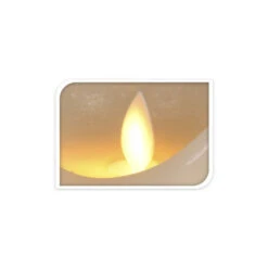 LED-Kerze - Aus Echtwachs - Ca. 7,5 X 12 Cm - Elfenbein -Saisonale Dekorationen 211876 2