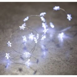 20er LED-Lichterkette - Sterne - Ca. 1 M -Saisonale Dekorationen 211879 neu