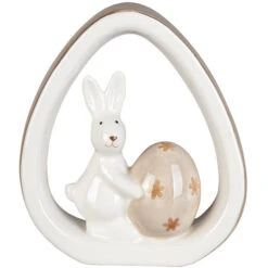 Deko-Ei - Aus Dolomit - 11 X 4 X 13 Cm - 1 Stück