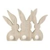 Dekofigur Hasen - Aus Holz - Ca. 22 X 2 X 15 Cm