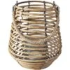 Windlicht - Mit Rattan - Verschiedene Größen -Saisonale Dekorationen 214208 2142092