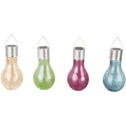 LED-Solarlampe - 9 X 17 Cm - 1 Stück 11 LED-Solarlampe - 9 X 17 Cm - 1 Stück -Saisonale Dekorationen 214988 1