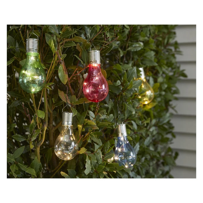 LED-Solarlampe - 9 X 17 Cm - 1 Stück 5 LED-Solarlampe - 9 X 17 Cm - 1 Stück – Bild 3