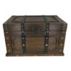 Truhe - M - Dunkelbraun - Aus Holz - Ca. 50 X 30 X 29 Cm -Saisonale Dekorationen 215977 4016096376017 truhe dunkelbraun l1