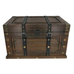 Truhe - XS - Dunkelbraun - Aus Holz - Ca. 30 X 17 X 17 Cm