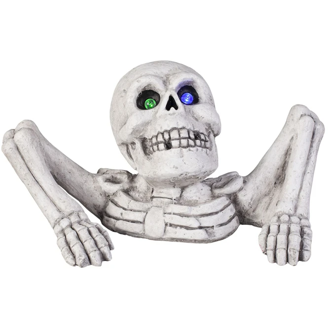 LED-Skelett - Aus Magnesia - Ca. 43,5 X 26 X 22 Cm 4 LED-Skelett - Aus Magnesia - Ca. 43,5 X 26 X 22 Cm – Bild 2