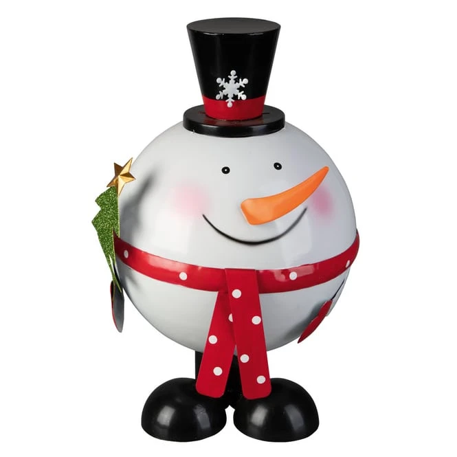 Schneemann - Ca. 26 X 25 X 39 Cm 4 Schneemann - Ca. 26 X 25 X 39 Cm – Bild 2