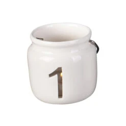 Teelichthalter - Advent - Aus Keramik - Ca. 7,5 X 7,5 X 7 Cm - 4 Stück 14 Teelichthalter - Advent - Aus Keramik - Ca. 7,5 X 7,5 X 7 Cm - 4 Stück -Saisonale Dekorationen 218266 3