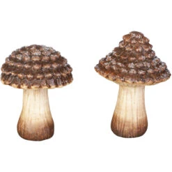 Pilz - Aus Terrakotta - Ca. 8,5 X 8,5 X 12 Cm - 1 Stück -Saisonale Dekorationen 218372 1