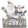 LED-Standdeko - Welcome - Aus Magnesia - Ca. 45 X 20 X 49 Cm -Saisonale Dekorationen 218397