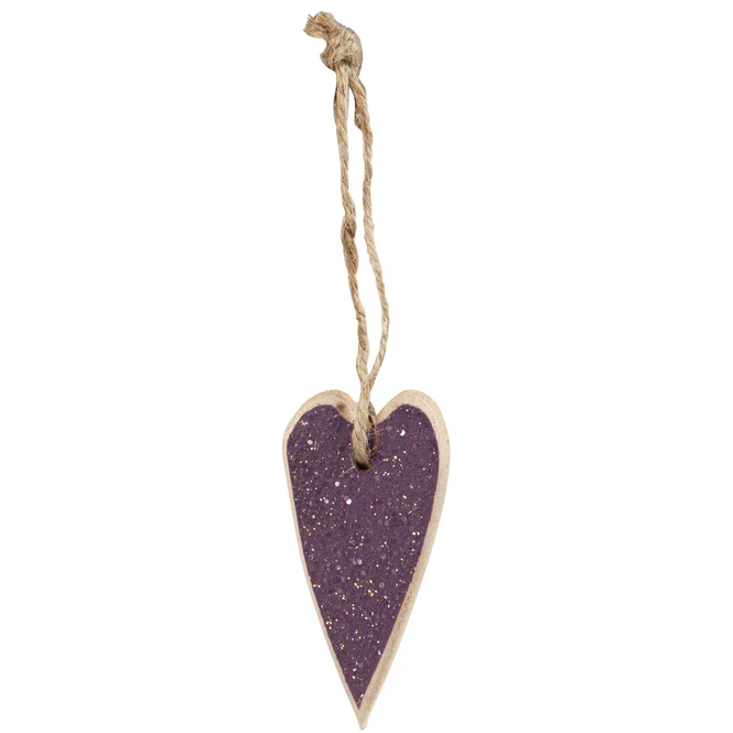 Dekohänger - Herz - Aus Holz - Ca. 7 X 3,5 Cm 3 Dekohänger - Herz - Aus Holz - Ca. 7 X 3,5 Cm