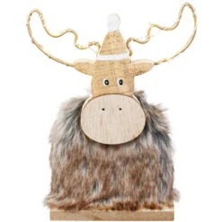 Rentier - Aus Holz - Ca. 10 X 5 X 18 Cm