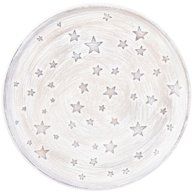 Dekoteller - Aus Holz - Ø = Ca. 30 Cm 3 Dekoteller - Aus Holz - Ø = Ca. 30 Cm