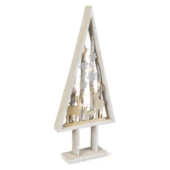 LED-Standdeko - Baum - Aus Holz - Ca. 22 X 7 X 50,5 Cm -Saisonale Dekorationen 219014 2