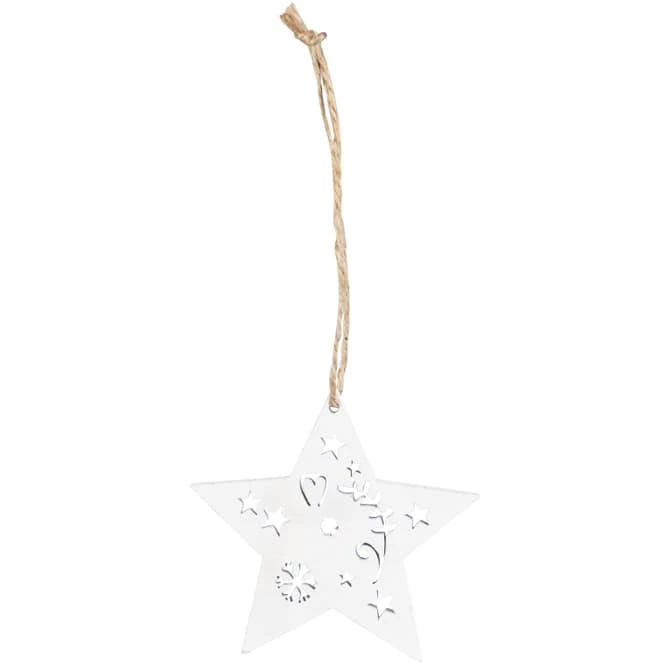Dekohänger - Sterne - Aus Holz - Ø = Ca. 5 Cm - 15 Stück 3 Dekohänger - Sterne - Aus Holz - Ø = Ca. 5 Cm - 15 Stück