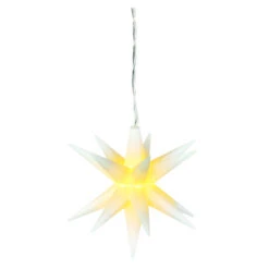 LED-Stern - Ø = 12 Cm - Weiß 8 LED-Stern - Ø = 12 Cm - Weiß -Saisonale Dekorationen 219370 4 neu