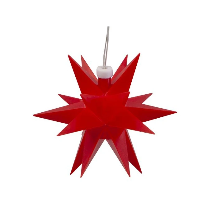 LED-Stern - Ø = 10 Cm - Rot 4 LED-Stern - Ø = 10 Cm - Rot – Bild 2