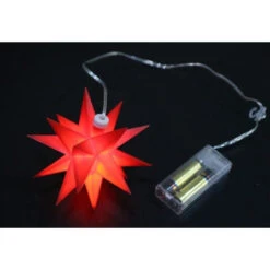 LED-Stern - Ø = 10 Cm - Rot 8 LED-Stern - Ø = 10 Cm - Rot -Saisonale Dekorationen 219371 3