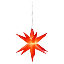 LED-Stern - Ø = 10 Cm - Rot 9 LED-Stern - Ø = 10 Cm - Rot -Saisonale Dekorationen 219371 4 neu