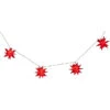 10er LED-Lichterkette - Sterne - 12 X 500 Cm - Rot -Saisonale Dekorationen 219374