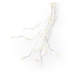 408er LED-Lichterdraht - Ca. 180 Cm - Silber -Saisonale Dekorationen 219431 2 neu