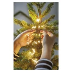 408er LED-Lichterdraht - Ca. 180 Cm - Silber -Saisonale Dekorationen 219431 4 neu