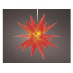 LED-Dekohänger - Stern - Ø = Ca. 30 Cm - Rot -Saisonale Dekorationen 219445 1