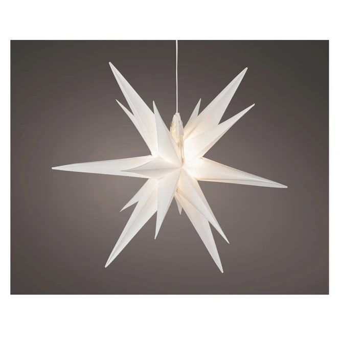 LED-Dekohänger - Stern - Ø = Ca. 60 Cm - Weiß 4 LED-Dekohänger - Stern - Ø = Ca. 60 Cm - Weiß – Bild 2