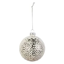 Christbaumkugel - Aus Glas - Ø = Ca. 8 Cm - 1 Stück